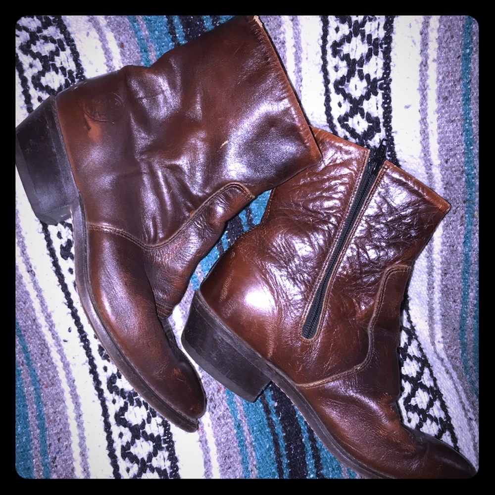 ** Vintage ** half-boots